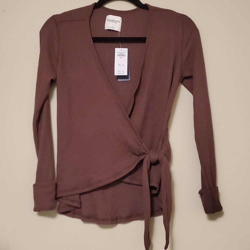 Abercrombie&Finch Pretty Brown Knot longsleeve top